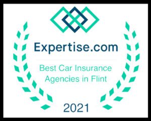 Homepage - Expertise.com Best Car Insurance Agencies in Flint 2021 Award with Brown Boarder